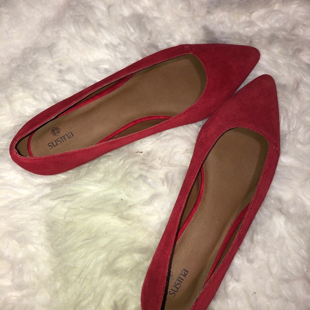 Brand New Suede Flats